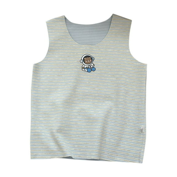 ibuvkizy Girls Sweater Vest!New Boys' and Girls' Warm Vests Double-sided Brushed Children's Clothing Warm Tops and Base Coats Light Blue,2-3 Years
