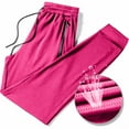 thumbnail image 1 of ibuvkizy Men's Athletic Pants Quick Dry Ice Silk Breathable Sweatpants Elastic Waist with Pocket Zipper and Drawstring for Men Exercise Jogging Hiking,Sizes S-5XL, 1 of 4