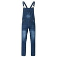 thumbnail image 1 of ibuvkizy Men's and Big Men's Cargo Pants Casual Fishing Pants,Mens Jeans Wash Overall Jumpsuit Streetwear Pocket Suspender Trousers,Slim Summer Quickdrying Sports Outdoor Mens Work Pants, 1 of 9