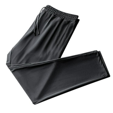 ibuvkizy Men's and Big Men's Cargo Pants Clearance,Casual Fishing Pants,Ice Silk Fitness Running Stretch Yoga Pant Soft Men's Cotton Sweatpants,Slim Summer Quickdrying Sports Outdoor Mens Work Pants