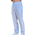 thumbnail image 1 of ibuvkizy Men's Pants with Pockets Open Bottom Drawstring Elastic Waist Summer Solid Color Outdoor Casual Beach Pants,Sizes S-3XL, 1 of 2