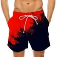 thumbnail image 1 of ibuvkizy Mens Fashion Shorts Summer Fitness Sports,Cargo Shorts for Men,Men Casual Summer Elastic Waist Printed Shorts Beach Shorts,Mens Casual Shorts,Breathable Quick Dry, 1 of 4