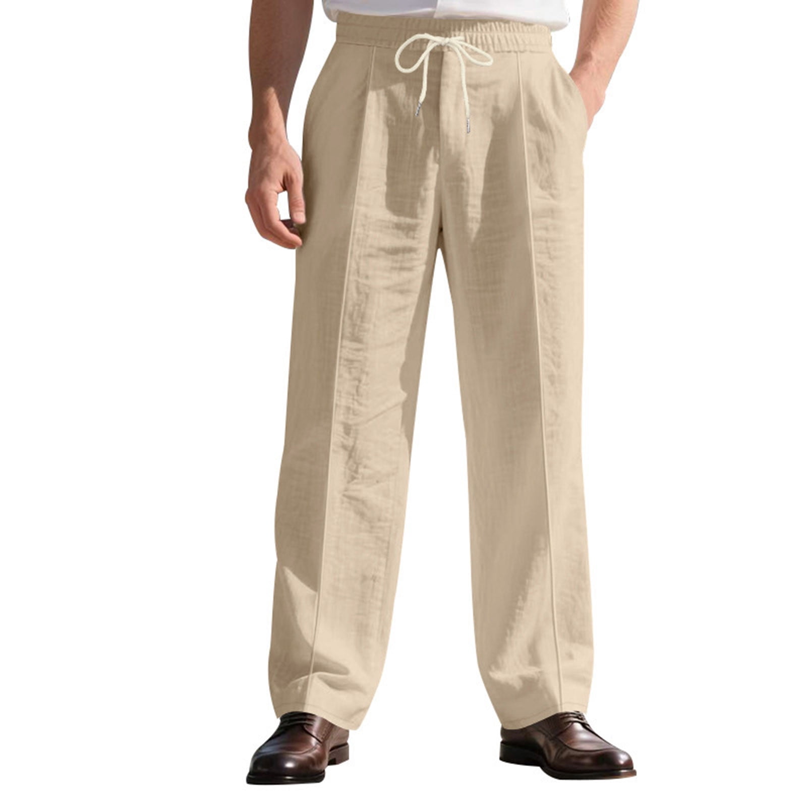 ibuvkizy-Mens-Linen-Pants-with
