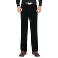 thumbnail image 1 of ibuvkizy Mens Pants with Pockets Solid Middle-aged Corduroy Button Zipper High Waist Trousers Long Pants,Sizes S-4XL, 1 of 6