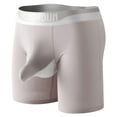 thumbnail image 1 of ibuvkizy Mens Underwear,Men's Fashion Briefs,Men Casual Solid Sexy Breathable Low Waist Buttock Lift Underwear Boxers Pants,Briefs Gifts,Mens Boxer Briefs, 1 of 2