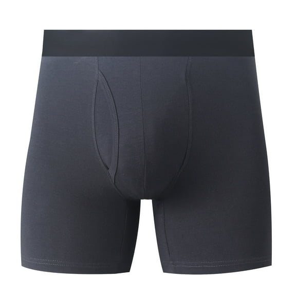 ibuvkizy Mens Underwear!Men's Fashion Briefs,Men's Cotton Boxers Solid Color Open,Briefs Gifts,Mens Boxer Briefs