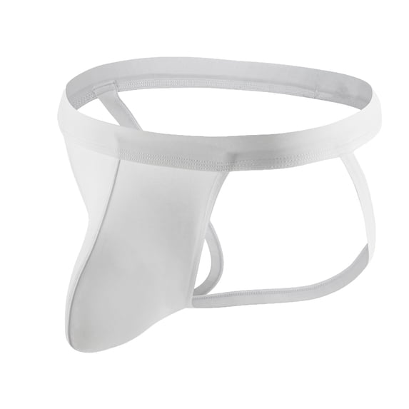 ibuvkizy Mens Underwear Deals!Men's Fashion Briefs Sexy Underwear Trackless T-shaped Shorts Double T-shaped Underwear,Mens Boxer Briefs Gifts,Holiday Summer Savings Clearance White,M
