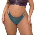 thumbnail image 1 of ibuvkizy Panties for Women Low Waist Hollowed Out Briefs Sexy Transparent Lace Underpants,Women Panties,Womens Underwear, 1 of 4