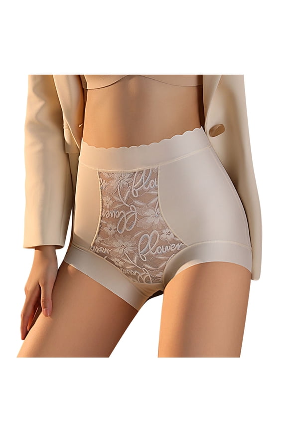 Panties for Women Solid Color Briefs Sexy Ventilate Lace Netting High Waist Underpants Briefs,Women Panties,Womens Underwear