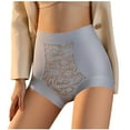 thumbnail image 1 of ibuvkizy Panties for Women Solid Color Briefs Sexy Ventilate Lace Netting High Waist Underpants Briefs,Women Panties,Womens Underwear, 1 of 7