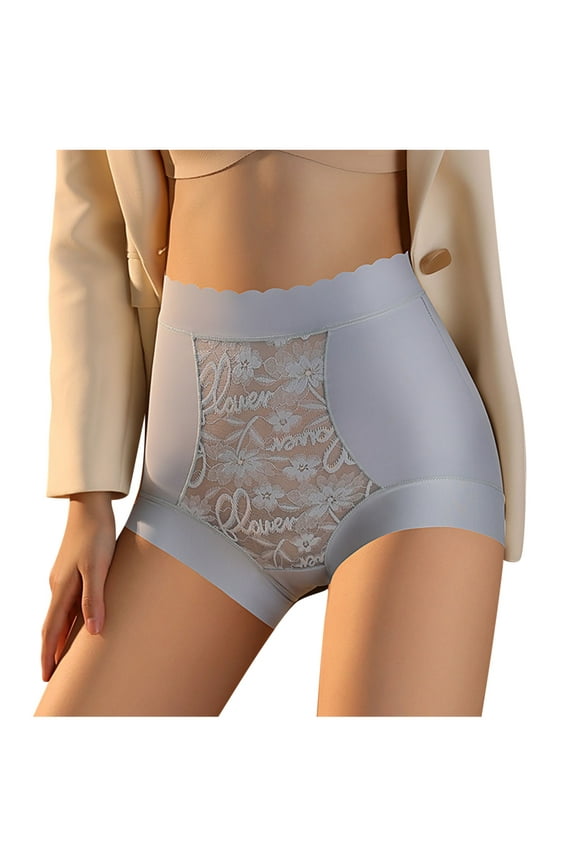 Panties for Women Solid Color Briefs Sexy Ventilate Lace Netting High Waist Underpants Briefs,Women Panties,Womens Underwear