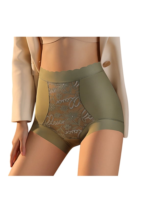 Panties for Women Solid Color Briefs Sexy Ventilate Lace Netting High Waist Underpants Briefs,Women Panties,Womens Underwear