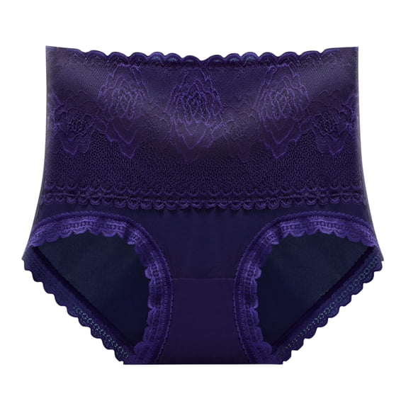 ibuvkizy Panties for Women,Women's Solid Color Briefs Sexy Ventilate Lace Netting High Waist Underpants,Women Panties,Womens Underwear
