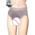 thumbnail image 1 of ibuvkizy Panties for Women Pants Womens Underwear,Ladies Soft Stretchy Briefs,Women's High Waist Sexy Lace Open Transparent Mesh Panties Briefs, 1 of 4