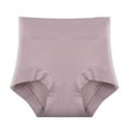 thumbnail image 1 of ibuvkizy Panties for Women Pants Womens Underwear,Ladies Soft Stretchy Briefs,Women's Large Size High Waist Tummy Butt Lifting Solid Color Breathable Underwear Briefs, 1 of 5