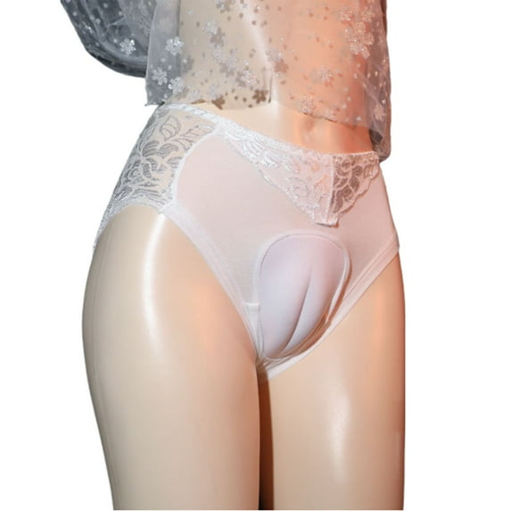 ibuvkizy Panties for Women Mid-waist Sexy Lace Sexy Transparent Underwear Briefs,Women Panties,Womens Underwear
