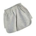 thumbnail image 1 of ibuvkizy Shorts for Girls,Children Solid Color Summer Pants Baby Boy Girl Loose Pockets Shorts Sport Pants Gray,2-3 Years, 1 of 3