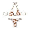 thumbnail image 1 of ibuvkizy Tankinis Swimsuits for Women Loose Modest Two Piece Bathing Suits Women's Comfortable and Fashionable Printed Split Style Sexy Swimsuit Set Bikini Sets for Women's Plus Size, 1 of 2