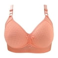 thumbnail image 1 of ibuvkizy Woman's Comfortable Lace Breathable Bra Underwear No Rims, 1 of 3