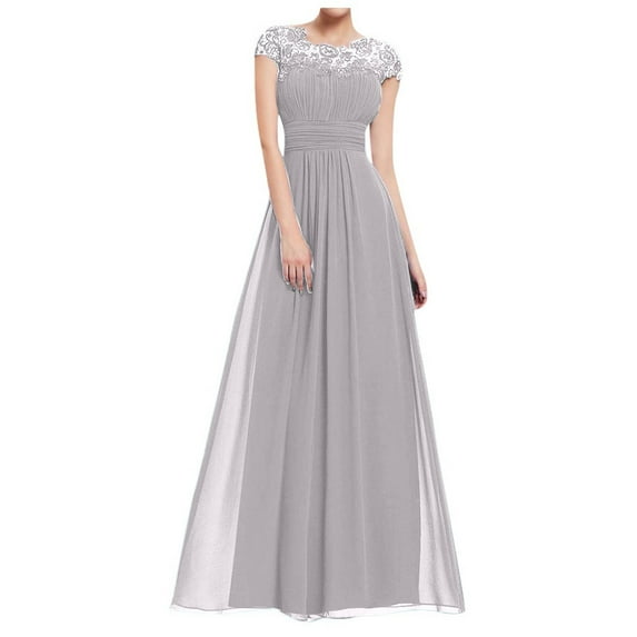 ibuvkizy Women Casual Dress Summer Fashion Temperament Maxi Dress V-neck Solid Color Short Sleeve Comfortable Loose Long Dress Beach Sundresses