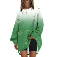 thumbnail image 1 of ibuvkizy Womens Oversized Sweatshirt 2024 Clearance Fall Winter Sweatshirts Long Sleeve Crew Neck Shirts Tunic Tops Pullover Printed Hoodies for Women Casual Loose Basic Trendy, 1 of 5