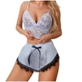 thumbnail image 1 of ibuvkizy Womens Pajama Sets,Silk Pajamas for Women Summer Womens Loungewear,Women Fashion Sexy Sleeveless Backless Solid Soft Sleepwear Pajama Sets,Women's Fashion Gifts, 1 of 7
