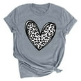 thumbnail image 1 of ibuvkizy Womens Tops Short Sleeve Shirts for Women,Women Printing Round Neck Top Shirt,Plus Size Blouses Shirts,Summer Casual Graphic Tees, 1 of 2