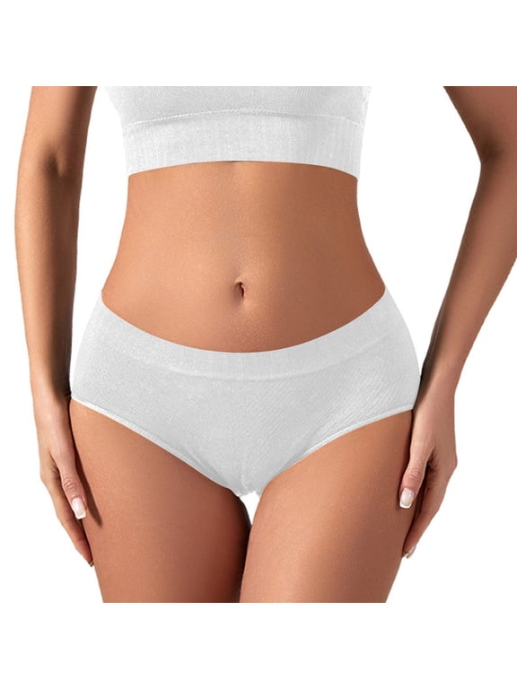 Womens Underwear,Panties for Women Soft Stretchy Briefs,Women Solid Color Patchwork Briefs Panties Underwear Knickers Bikini Underpants
