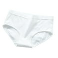 thumbnail image 1 of ibuvkizy Womens Underwear,Panties for Women Soft Stretchy Briefs,Mid Cotton Crotch Underwear With All Cotton Stretch Breathable Comfortable Combed Cotton Women's Pants, 1 of 4