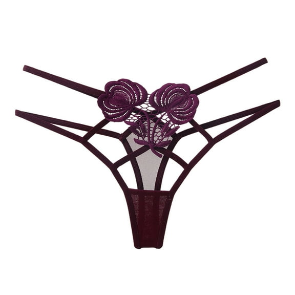 ibuvkizy Womens Underwear,Panties for Women Soft Stretchy Briefs,Women Sexy Lace Panties Hot Girls Can Wear Underwear Thong