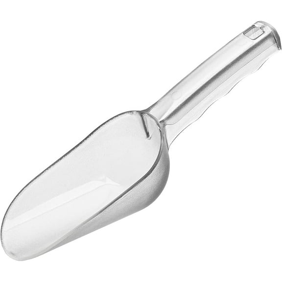 ice maker scoop,ice scoopers for ice bucket,Polycarbonate Utility Ice Scoop, 12 Oz, No BPA,Clear, Ergonomic Handle, Applicable to: Ice Maker, Ice Cream, Pets Food, Coffee Beans(1 pack) M