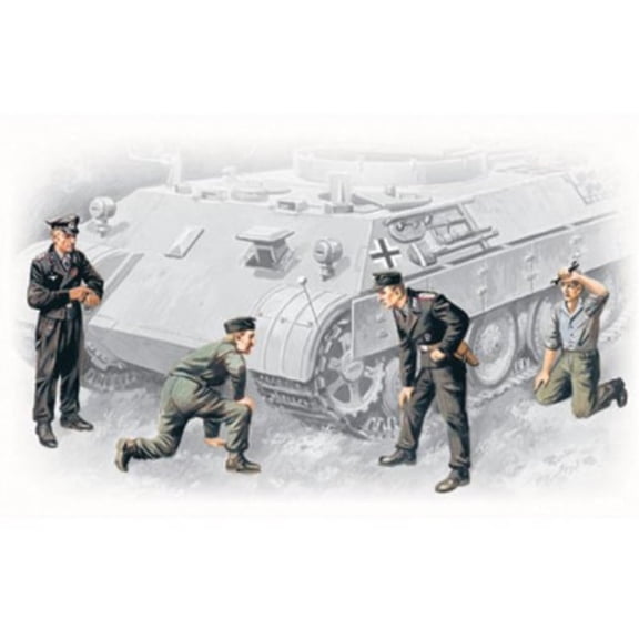 icm models german tank crew 1943-1945 building kit