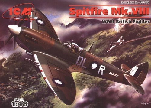 icm models spitfire mk.viii building kit, 202-piece