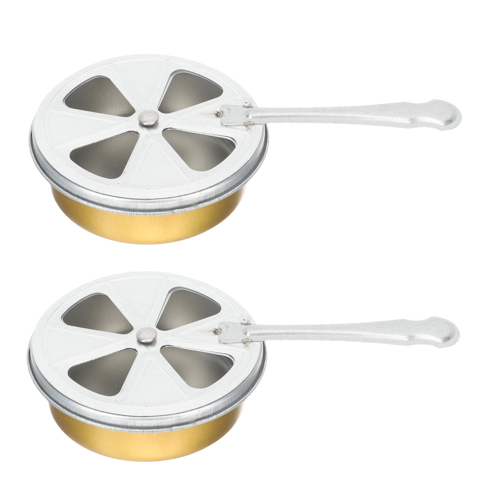 icolorfuled 2 Sets Solid Alcohol Furnace Core Fuel Box Oven Metal Hot