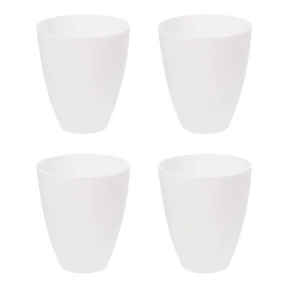 Milisten Round Lampshade Plastic Light Diffusion Eye Protection 4Pcs 4.53X3.94X3.94In