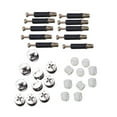 thumbnail image 1 of icolorfuled Furniture Connector Cam Lock Fittings 24 Sets Dowel Cam Cabinet 3.2cm, 1 of 6