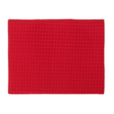 icolorfuled Microfiber Dish Drying Mat 38x51cm for Kitchen Counter (Red)