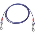 icolorfuled Portable Dog Tie Out Cable for Camping and Travel Use
