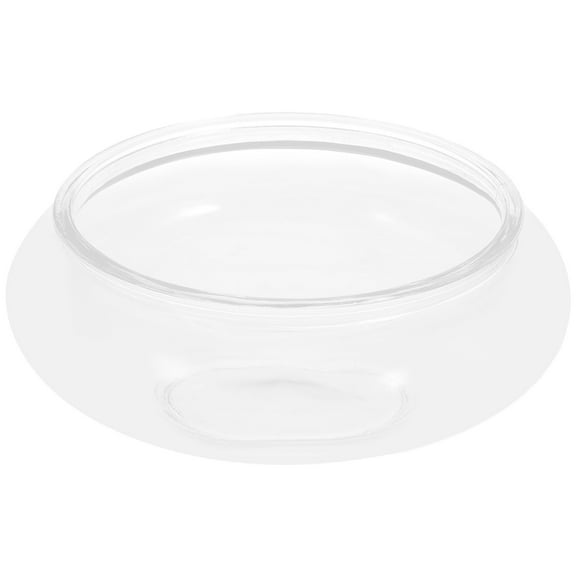 Milisten Small Goldfish Bowl Glass Home Decor Garden 1Set 5.9X5.9X2.4In