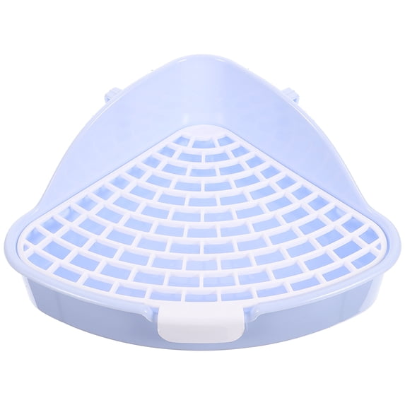 icolorfuled Rabbit Corner Litter Box Triangle Trainer Bunny Toilet Pan