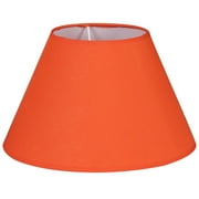 icolorfuled Table Lamp Shades Cloth Fabric Barrel E27 Chandelier Clip-on Replacement Orange
