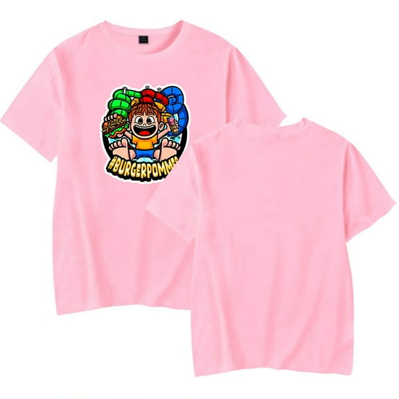 icrimax Fashionable and casual loose summer men's and women's short sleeved T-shirt top