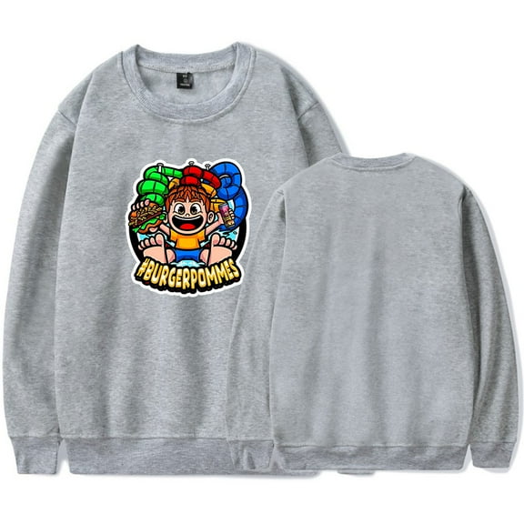 icrimax Merch men's and women's fashionable street long sleeved round neck pullover
