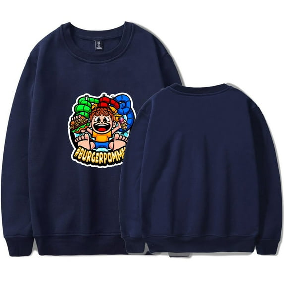 icrimax Merch men's and women's fashionable street long sleeved round neck pullover