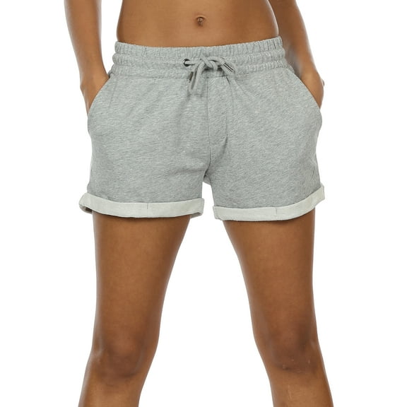 icyzone Athletic Lounge Sweat Shorts for Women Running Cotton Shorts