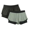 thumbnail image 1 of icyzone Exercise Athletic Jogging Shorts 2-in-1, 1 of 5