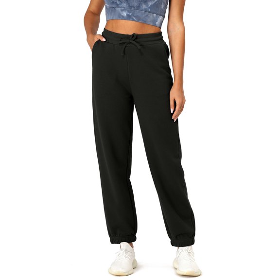 icyzone Fleece Sweatpants for Women, Athletic Joggers with Pockets