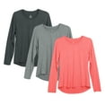 thumbnail image 1 of icyzone Long Sleeve Workout Shirts for Women, 1 of 5
