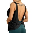 thumbnail image 1 of icyzone Open Back Athletic Yoga Tops Gym Shirts Workout Tank Tops for Women, 1 of 5