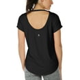 thumbnail image 1 of icyzone Open Back Yoga Shirts for Women - Exercise Workout Tops, Athletic Short Sleeves, Running T-Shirts Loose Fit, 1 of 6